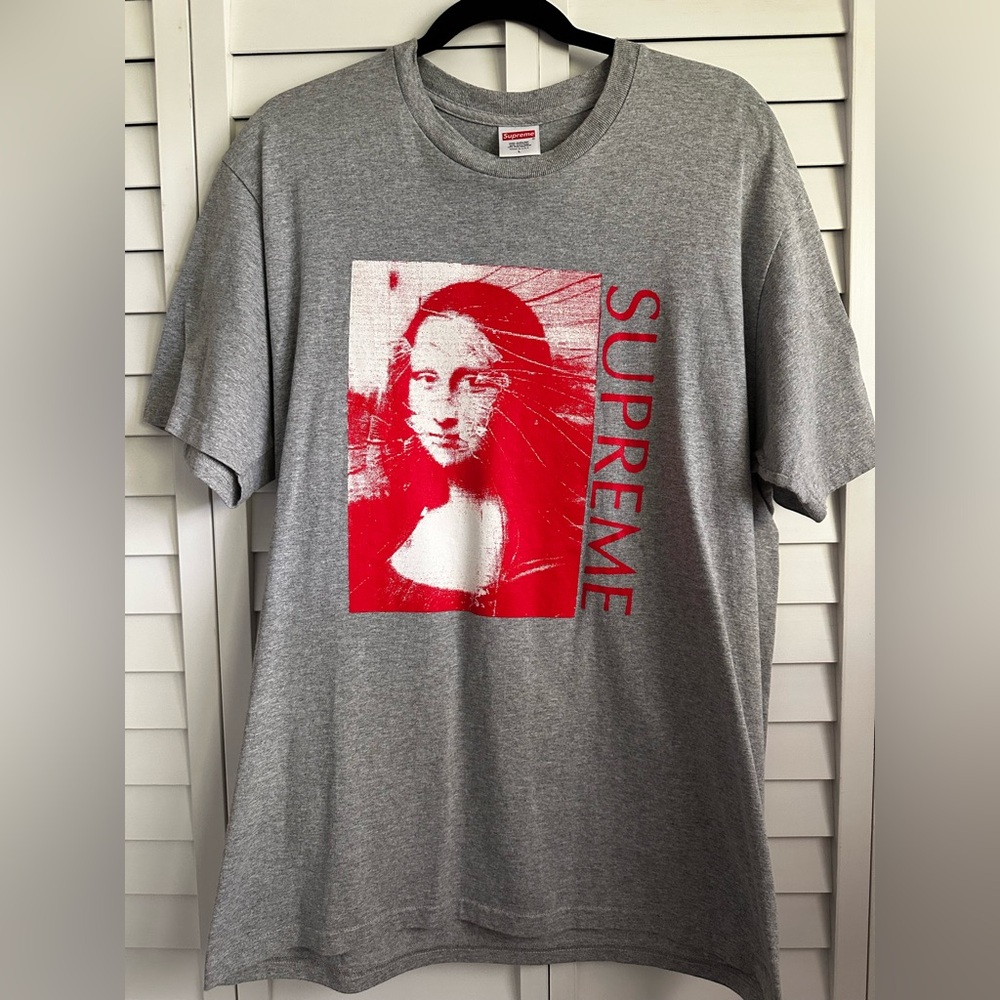 Supreme Mona Lisa Tee (large - heather gray)